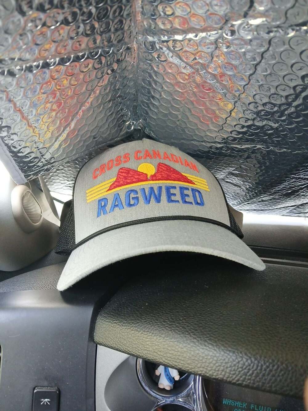 Richardson Cross Canadian Ragweed Trucker Hat Grey Black Snapback